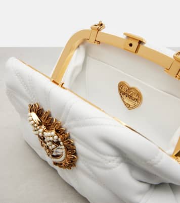 Schultertasche Devotion Small aus Leder | Dolce&Gabbana