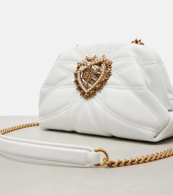 Schultertasche Devotion Small aus Leder | Dolce&Gabbana