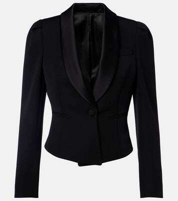 Cropped wool blazer | McQueen