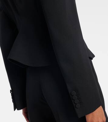 Cropped wool blazer | McQueen