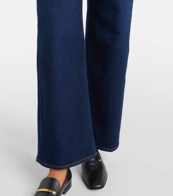 Le Slim high-rise wide-leg jeans | Frame