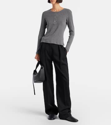 棉质针窿亨利衫 | Leset