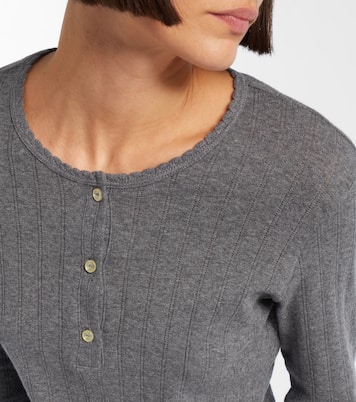 棉质针窿亨利衫 | Leset