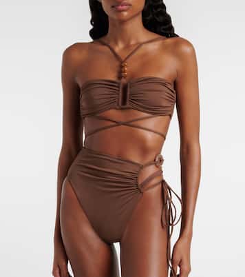 Ruched bikini bottoms | Magda Butrym