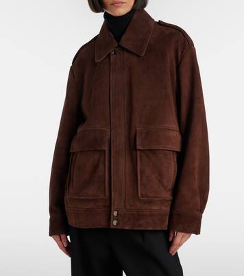 Drey suede field jacket | Nour Hammour