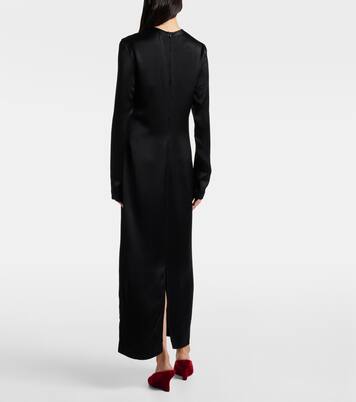 Satin maxi dress | Toteme