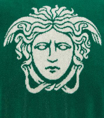Medusa cotton terry robe | Versace Home