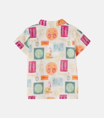 Luka printed cotton shirt | Bebe Organic