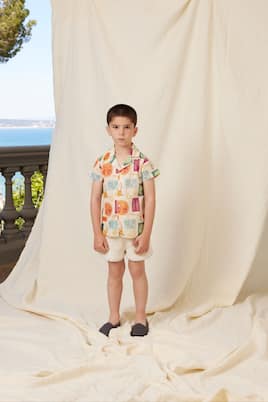 Chemise Luka imprimée en coton | Bebe Organic