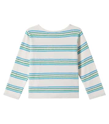 Striped cotton jersey top | Bonton