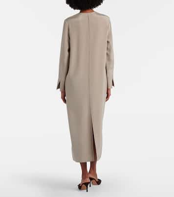 Vestido midi Unghia en mezcla de seda | Max Mara