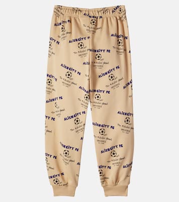 Printed cotton sweatpants | Mini Rodini