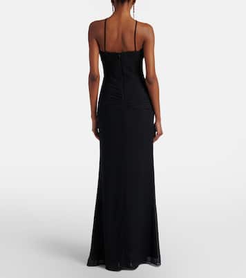 Astros embellished draped gown | Rebecca Vallance