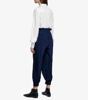 Lauryn cuffed silk pants | Stella McCartney