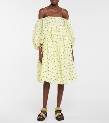 Bethany floral jacquard midi dress | Cecilie Bahnsen