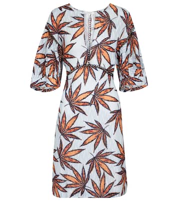 Abito midi Fantasy Leaves in cotone | Dorothee Schumacher