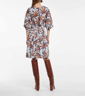 Abito midi Fantasy Leaves in cotone | Dorothee Schumacher
