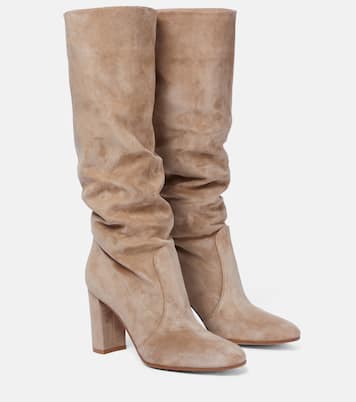 Botas altas Glen 85 de gamuza | Gianvito Rossi