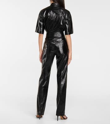 Girokia high-rise metallic pants | Isabel Marant