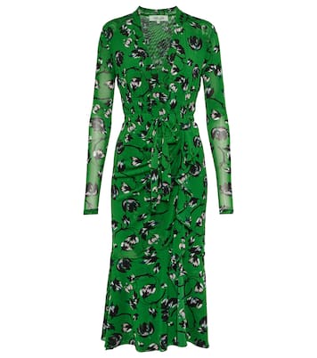 Abito midi Crystal con stampa | Diane von Furstenberg