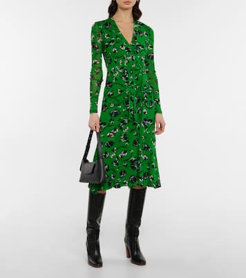 Abito midi Crystal con stampa | Diane von Furstenberg