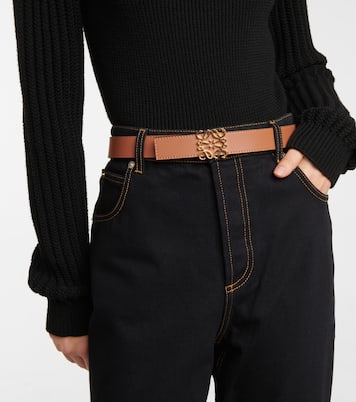 Cintura reversibile Anagram in pelle | Loewe