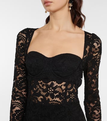 Lace midi dress | Dolce&Gabbana