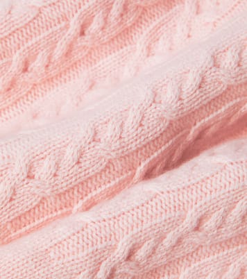 Cable-knit cashmere blanket | Loro Piana