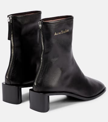 Logo leather ankle boots | Acne Studios