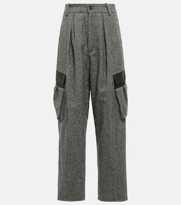 Pantalon cargo Tres à taille haute | The Mannei