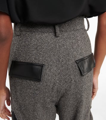 Pantalon cargo Tres à taille haute | The Mannei
