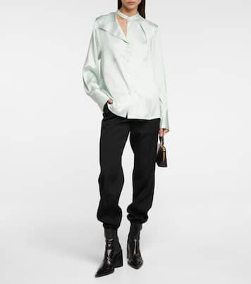 Pantaloni in gabardine di lana vergine | Jil Sander