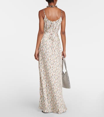 Robe longue à fleurs | Rabanne
