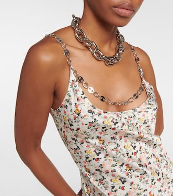 Robe longue à fleurs | Rabanne