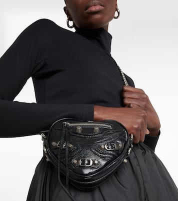 Borsa a tracolla Le Cagole Heart Mini in pelle | Balenciaga