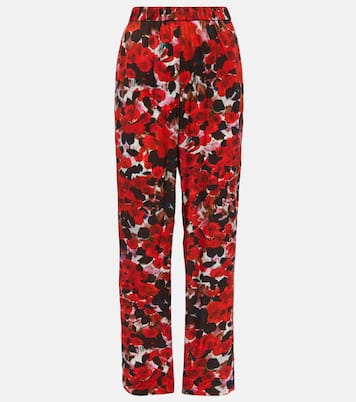 Pantaloni regular con stampa | Dries Van Noten