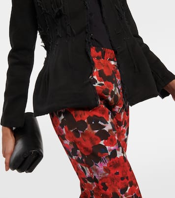 Pantaloni regular con stampa | Dries Van Noten