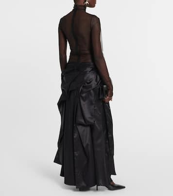 Sheer turtleneck top | Acne Studios