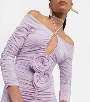Ruched off-shoulder minidress | Magda Butrym