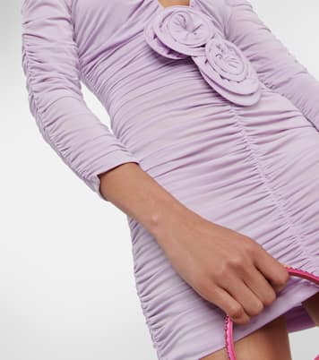 Ruched off-shoulder minidress | Magda Butrym