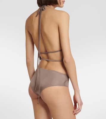 Halter-neck draped bodysuit | Blumarine
