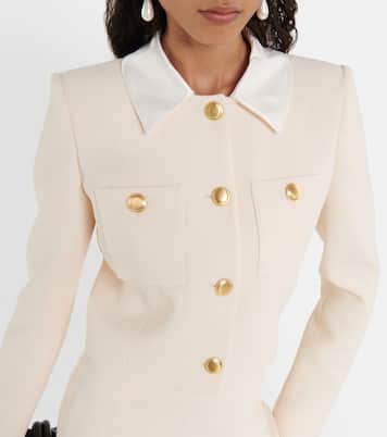 Wool tweed cropped jacket | Alessandra Rich