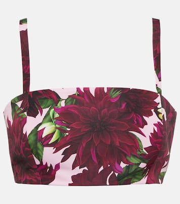 Brassière à fleurs | Oscar de la Renta