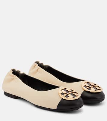 Claire leather ballet flats | Tory Burch