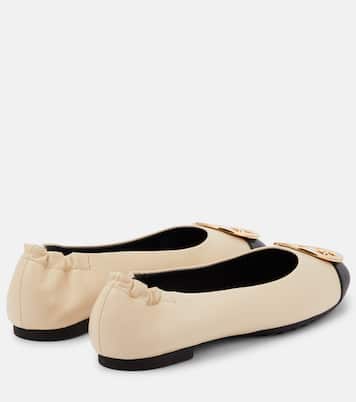 Claire leather ballet flats | Tory Burch