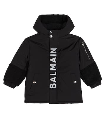Logo puffer jacket | Balmain Kids