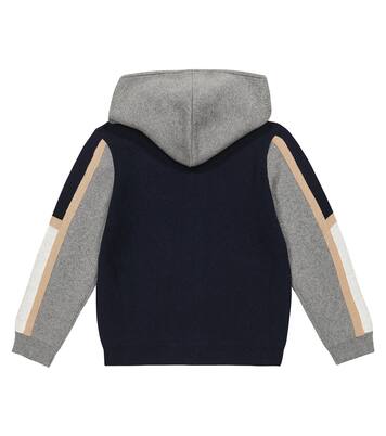 Sudadera con capucha de algodón y lana | Chloé Kids
