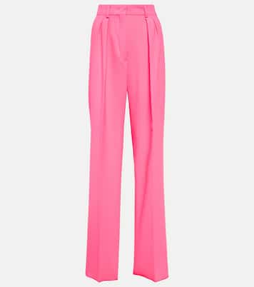 Weite High-Rise-Hose Tibet aus einem Wollgemisch | Sportmax