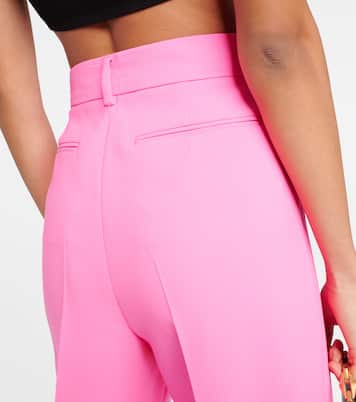 Weite High-Rise-Hose Tibet aus einem Wollgemisch | Sportmax
