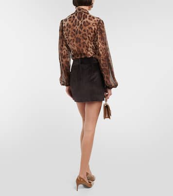 Logo corduroy miniskirt | Dolce&Gabbana